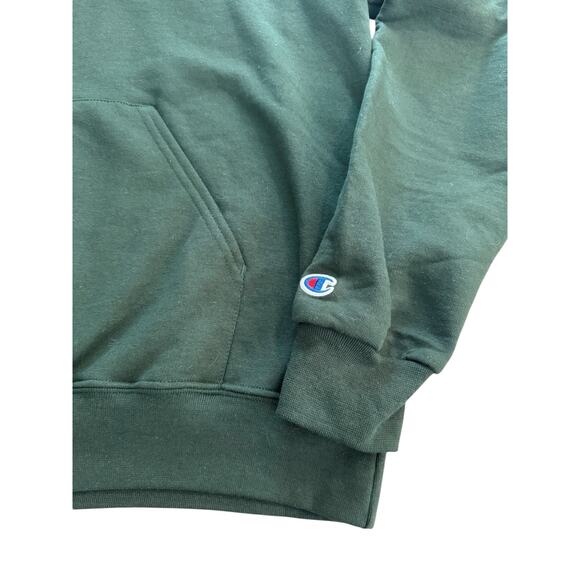 Champion Eco Authentic Green Hoodie Sweatshirt Men’s Medium Pullover - Picture 3 of 8